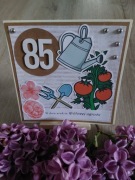 Kartka chrzest ślub urodziny 85 lat personalizacja