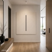 Obraz strukturalny minimalistyczny 110x110 | Handmade | Japandi / Modern