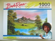 PUZZLE 1000 ELEMENTÓW BOB ROSS INC. TV GÓRY WIOSNĄ