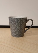 Kubek ceramiczny szary, 200 ml, mały.