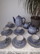 Serwis do kawy Lomonosov Łomonosow 6 os. kobaltowa