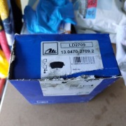 KLOCKI HAMULCOWE ATE LD2709