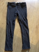 Piękne leginsy w ciemna panterkę Hm 98