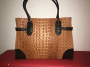 PREZENT Torba skórzana nowa z kłódką HIT Vintage