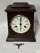 Mechaniczny zegar kominkowy Kapliczka Metron lata 80 Stan IDEALNY Dębina