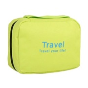 Wisząca kosmetyczka podróżna wodoodporna - zielona