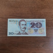 Banknot 20 zł z 1982 r. Romuald Traugutt A 6193091