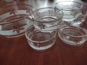 Szklana miska, kompotierka i 6 miseczek - ITALY