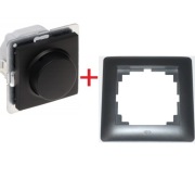 Ściemniacz LED + RAMKA Elektro-Plast SANTRA /4107-19/EPN 250w żar /100w led