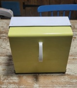 Szwedzki pojemnik Nilsjohan „Max” na pieczywo chrupkie (knäckebröd) vintage