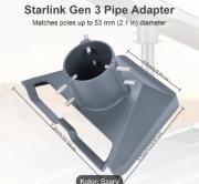 Nowy uchwyt anteny starlink gen.3 ze stopu metalu jakość PREMIUM