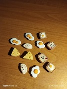 Przypinki do butów śniadaniowy zestaw