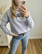 Vans Boxy Hoodie liliowa bluza damska M z kapturem bawełna