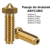 Dysza 0,4mm do Drukarki 3D Anycubic Kobra2 ( NEO, PLUS, PRO, MAX)