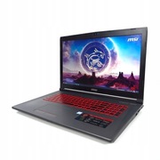 LAPTOP GAMINGOWY MSI GV72 7RE | i7-7700HQ | GTX 1050Ti | 16GB | SSD | 17"