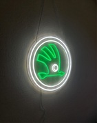 Neon LED ŠKODA  Ozdoba Ścienna  USB  Pilot  Prezent  Garaż / Pokój