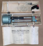 Psychrometr aspiracyjny wilgotnościomierz do drewna