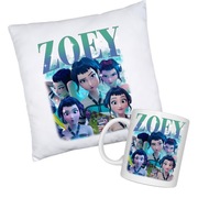 ZESTAW URODZINY Kubek + Poduszka HUNTRIX ZOEY K-POP