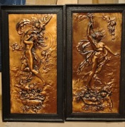 Reliefy miedziane Prometeusz i Afrodyta 