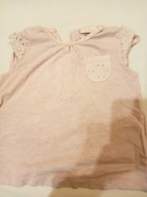 Bluzeczka różowa z kieszonką 8-12 mies.