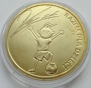 Moneta z autografem Roberta Lewandowskiego