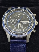 SEIKO 7T92 0RD0 Zegarek Chronograph Quartz 43mm 