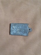 Oryginalny nieśmiertelnik wz.20, ładny stan