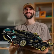 Auto z lego dla osób średnio zaawansowanych.