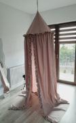 Baldachim Tipi ciemny różowy 