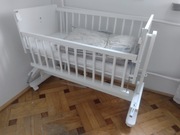 Łóżeczko drewniane LittleSky by H.Klupś Zoya 40 x 89 biały