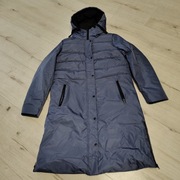 Płaszcz zimowy pikowany 42 indygo