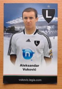 Oficjalna karta klubowa Legia Warszawa ALEKSANDAR VUKOVIĆ