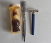 Tempera brzytwa fryzjerska Jaguar Solingen maszynka Gillette