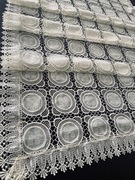 NA ŚWIĘTA!!! CUDNY OBRUS GIPIUROWY,LŚNIĄCA KORONKA