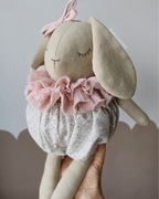 Recznie robione maskotki - króliki bawełniane