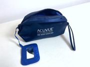 POJEMNA granatowa kosmetyczka z lusterkiem ACUVUE 