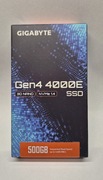 Dysk SSD NVMe Gigabyte 4000E 500GB nowy gwarancja