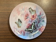 UNIKAT LENA LIU Śliczny talerz ozdobny porcelanowy MOTYLE #5