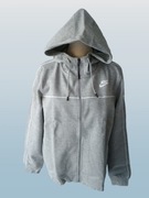 Nike bluza damska z kapturem rozpinana M szara NOWA