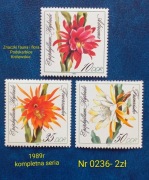 Znaczki flora:0236: kwiaty- DDR/NRD 1989r **