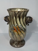 Wazon Vintage Szkliwo Uranowe