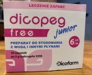 Dicopeg Junior Free, proszek, od 6 miesiąca życia, 30 saszetek po 5g. 