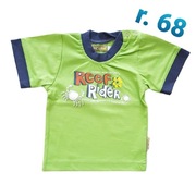 Nowa koszulka T-shirt chłopięcy w rozmiarze 68 polski producent 