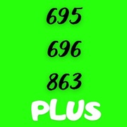 Starter Plus 695 696 863 prosty ładny złoty ciekawy numer rosnący