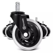 Kółka Koła do foteli biurowych komplet 5sztuk OneConcept 10037452 