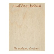 MR80 tabliczka anioł stróż lodówki sklejka 3mm