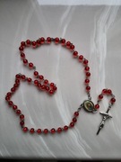 Różaniec ze szklanymi paciorkami (różne kolory)