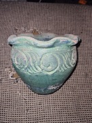 Bardzo ciekawa oryginalna doniczka donica z dawnych lat