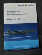 Safety Card /  Instrukcja Bezpieczeństwa AeroSvit Ukraina Boeing 767-300