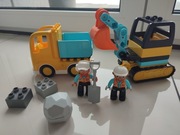 LEGO Duplo Ciężarówka i koparka gąsienicowa 10931